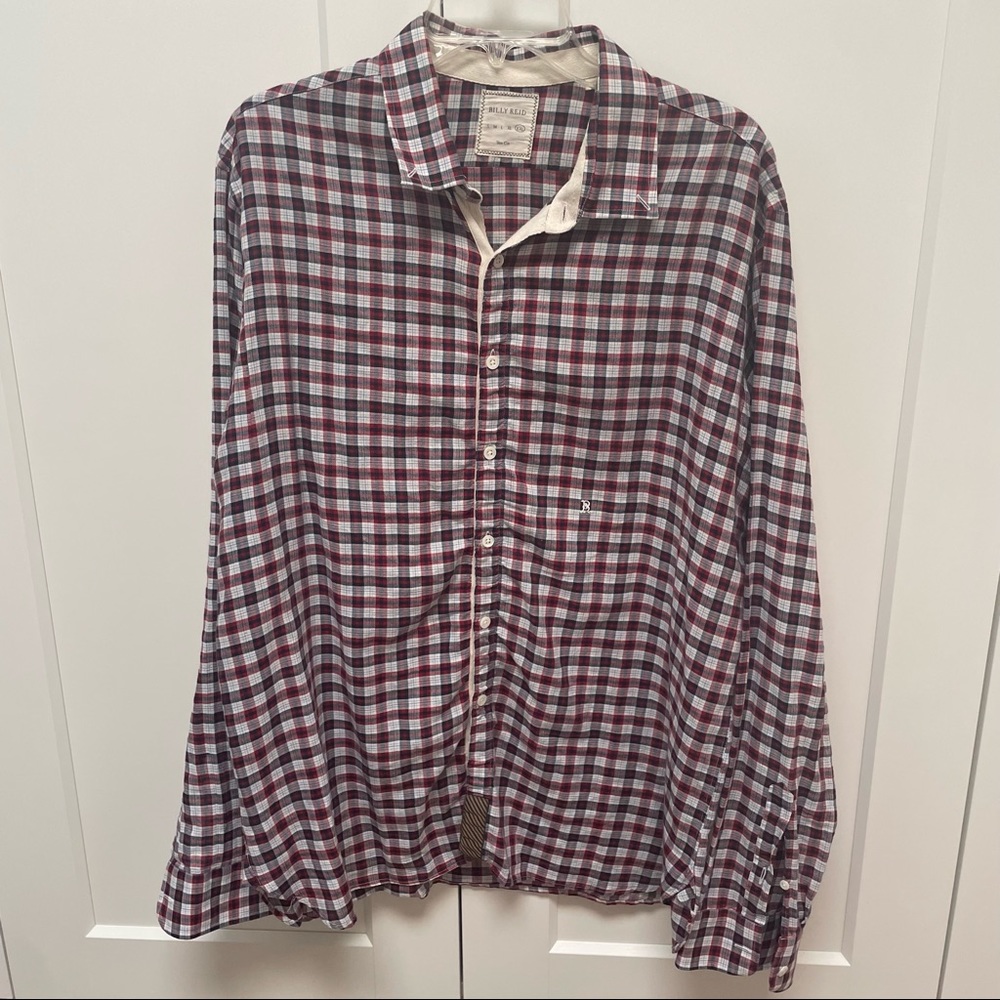 Billy Reid linen blend shirt